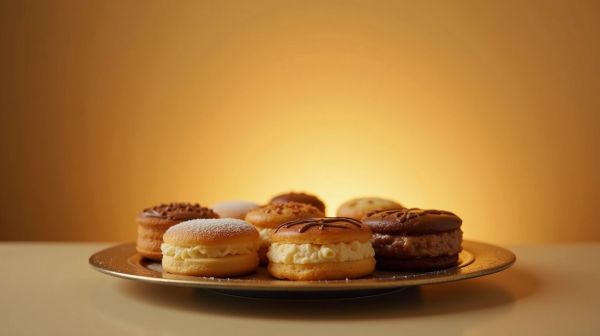 L'art de la pâtisserie révélé par le plateau tournant