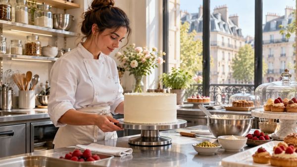 Top secrets de pâtisserie pour utiliser le plateau tournant